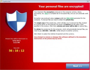CyrptoLocker Virus Alert!